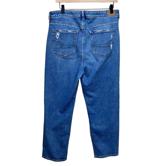 American Eagle Mom Straight Jeans Size 14 - Picture 2 of 13